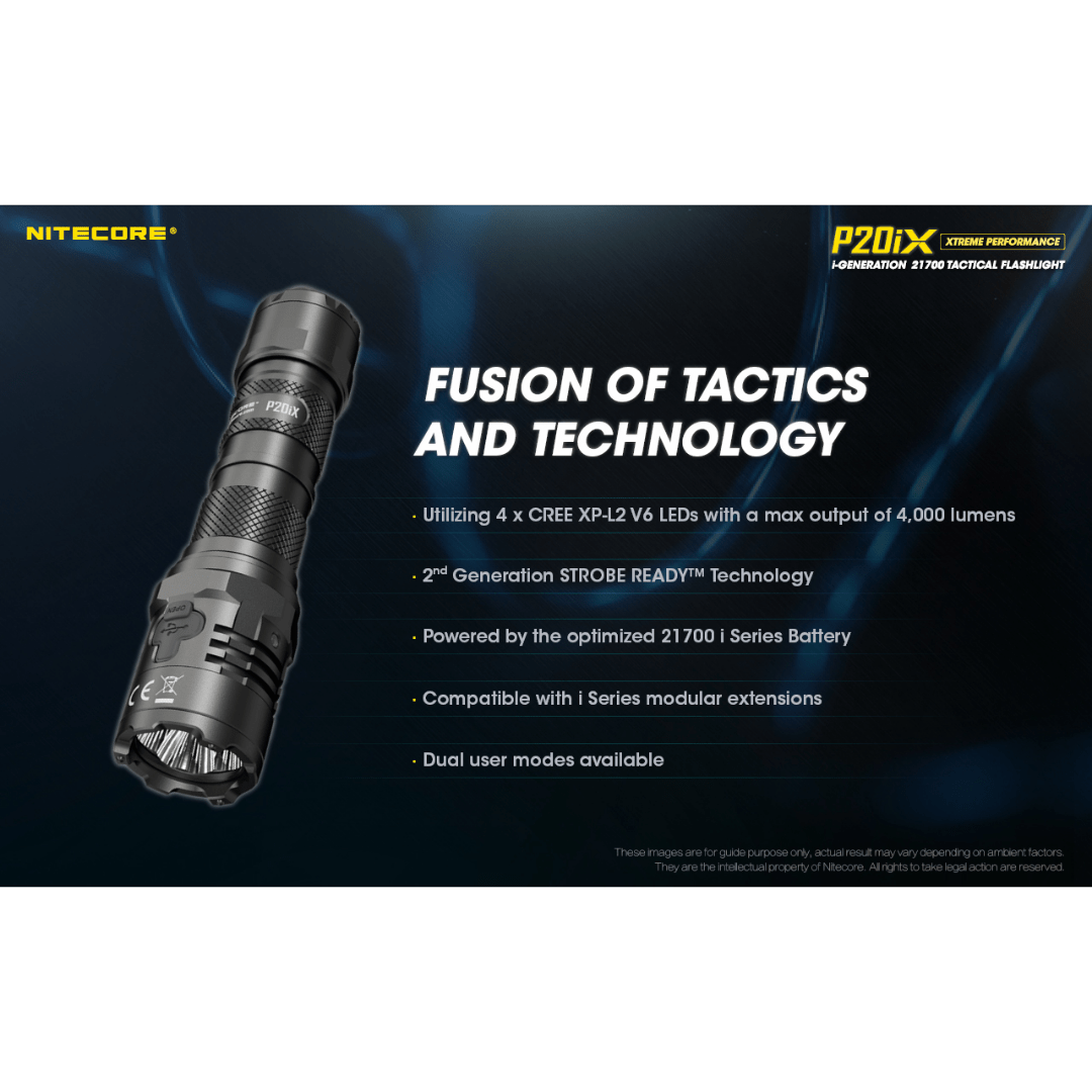 Nitecore P20iX 4000 Lumens Flashlight