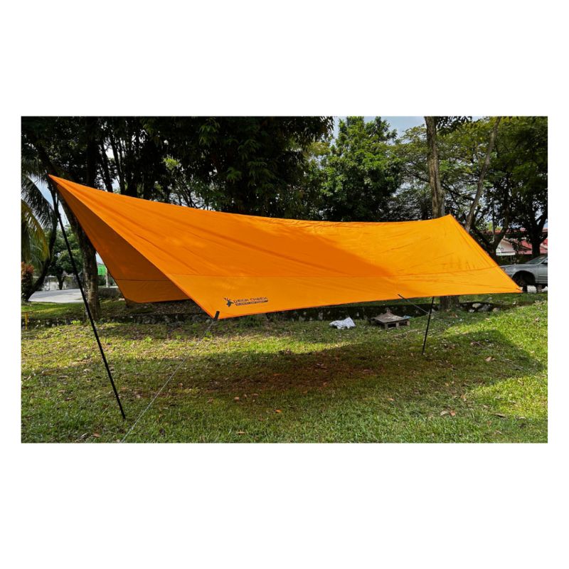 Deer Creek 4x6m Hexagon Tarp with Pole