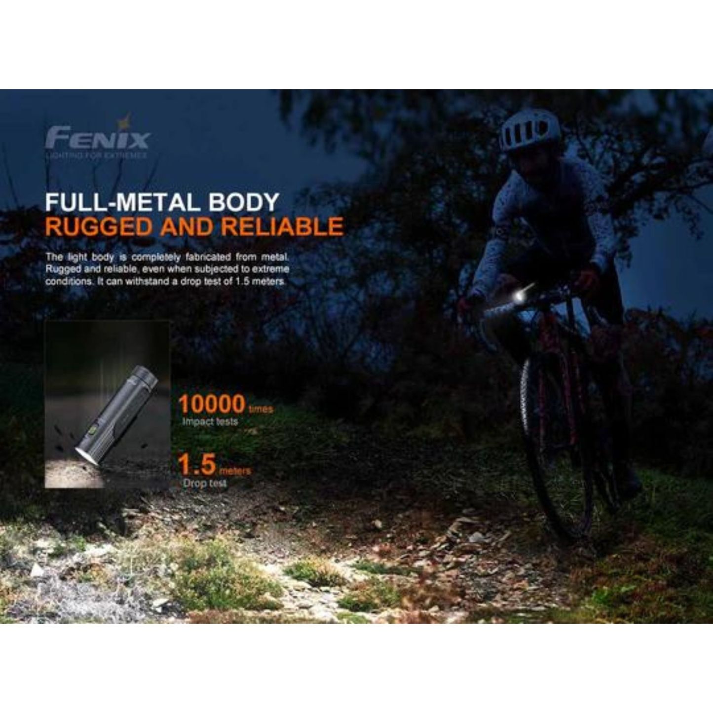 Fenix BC21R 1200 Lumen V3.0 1200L Bike Light