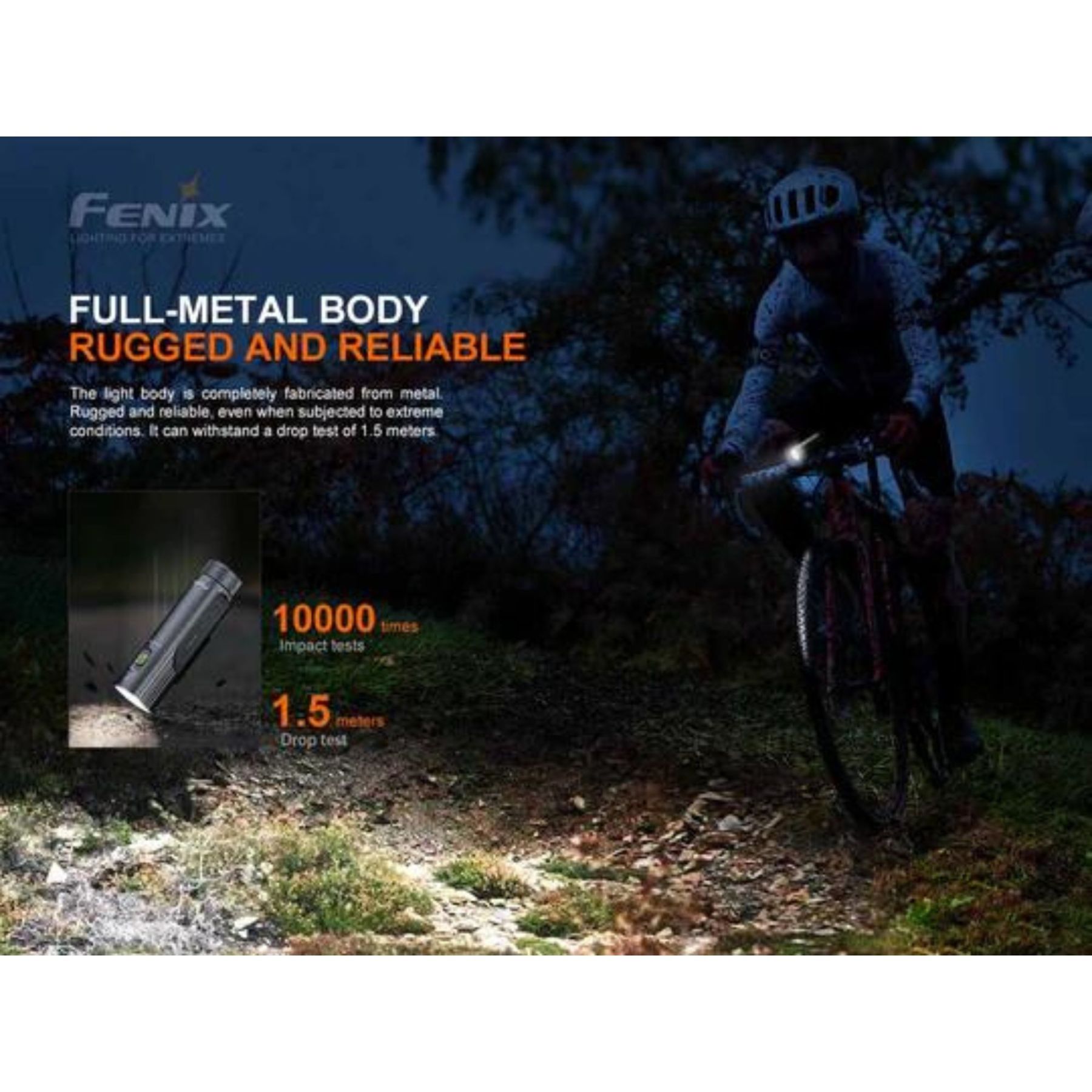 Fenix BC21R 1200 Lumen V3.0 1200L Bike Light