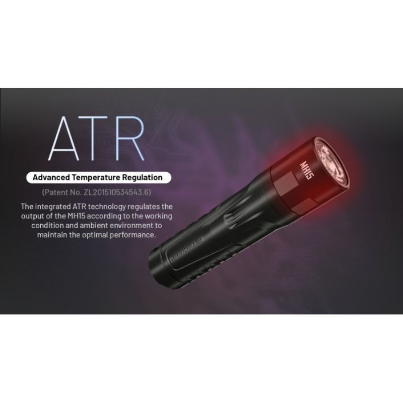 Nitecore MH15 Luminus LED 2000 Lumen 2 in 1 Rechargable Flashlight