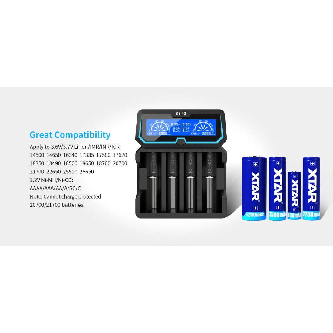 XTAR X4 Charger