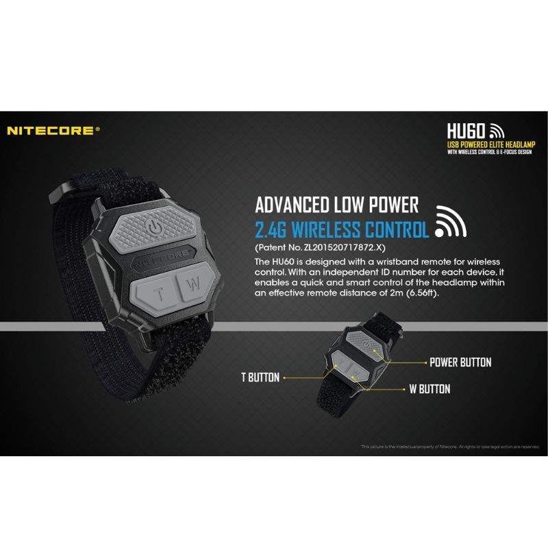 Nitecore HU60 + NPB1 Powerbank (Lite Package)