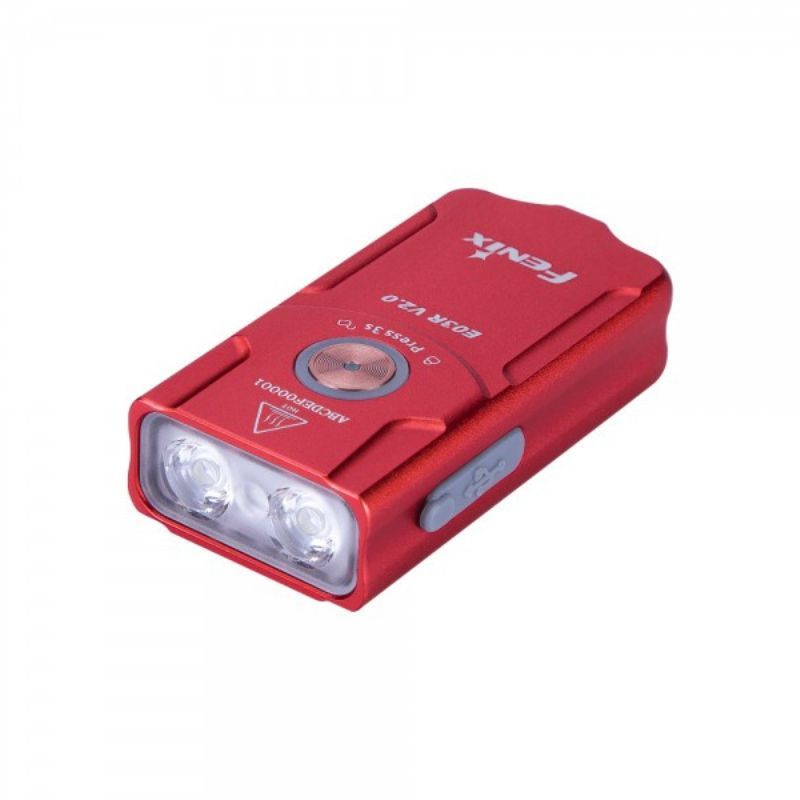 Fenix E03R V2.0 Limited Festive Edition Rose Red 500 Lumen Keychain Flashlight