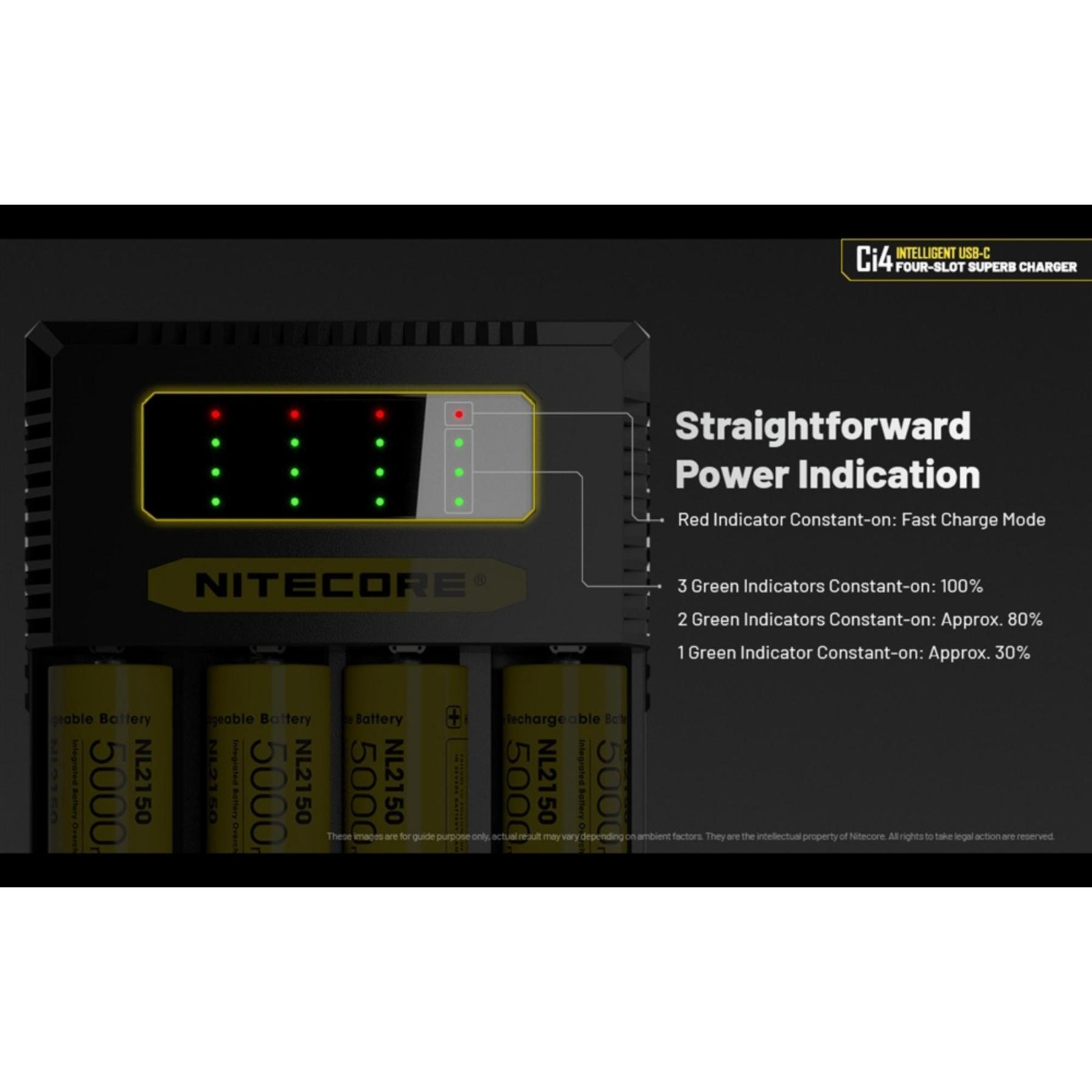 Nitecore Ci4 Four Slot Universal Battery Charger