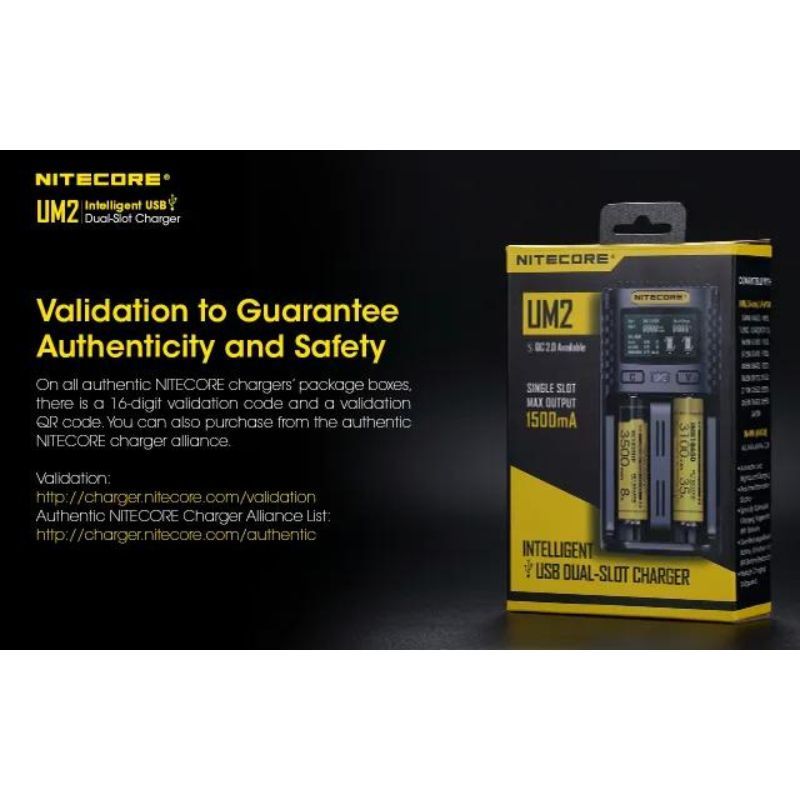 Nitecore UM2 Battery Charger