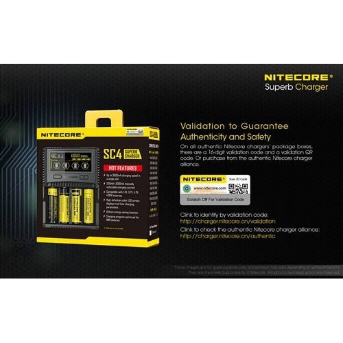 Nitecore SC4 Battery Charger