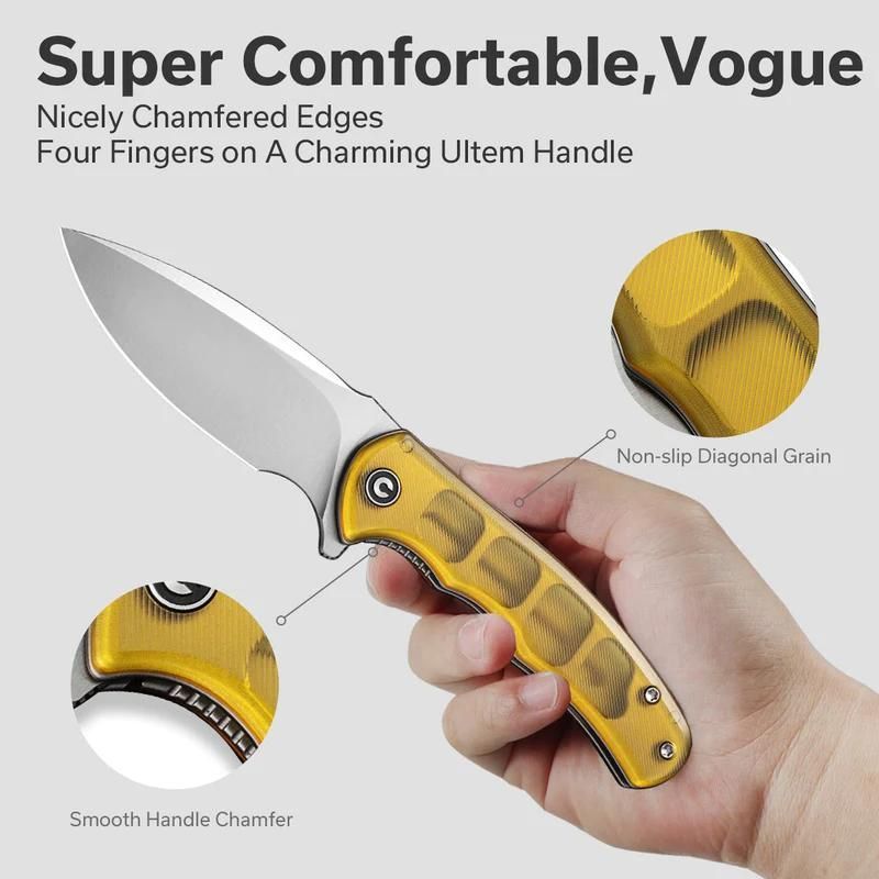 Civivi Mini Praxis Ultem Handle (Yellow)