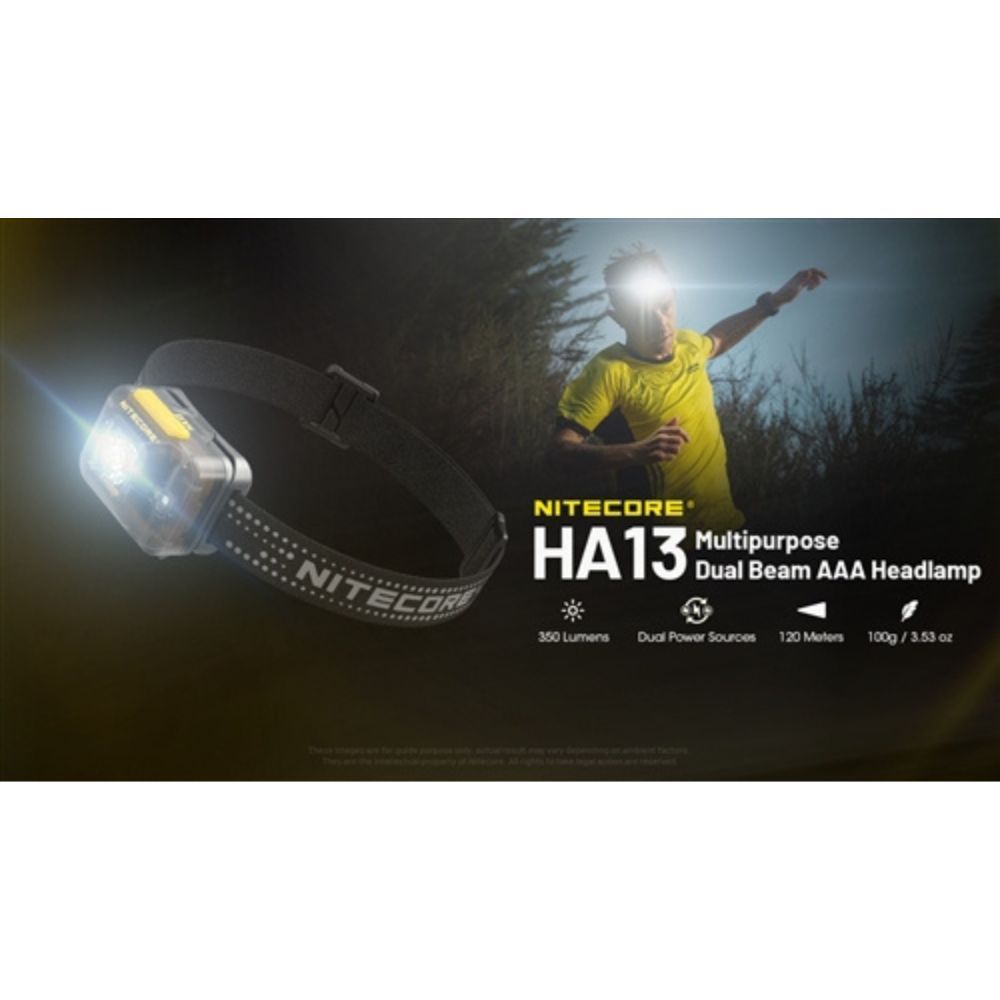 Nitecore HA13 350 Lumen Lightweight Headlamp