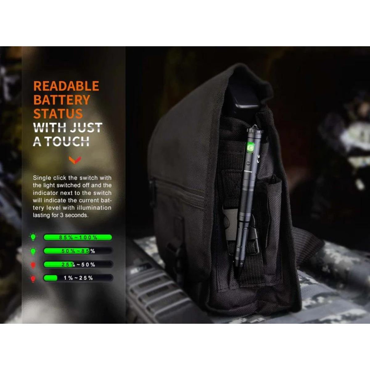 Fenix T6 80 Lumen Rechargable Tactical Pen