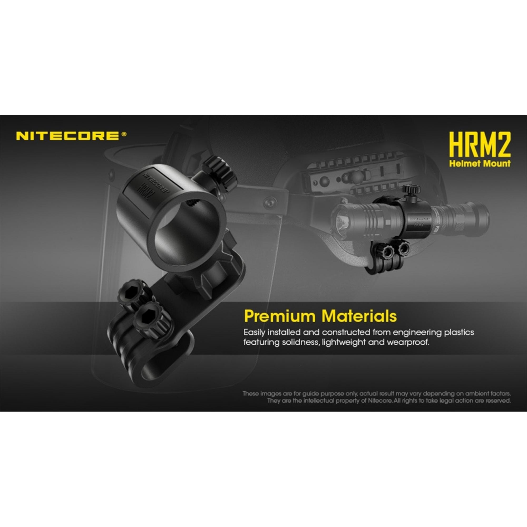 Nitecore HRM2 Helmet Clamp Mount