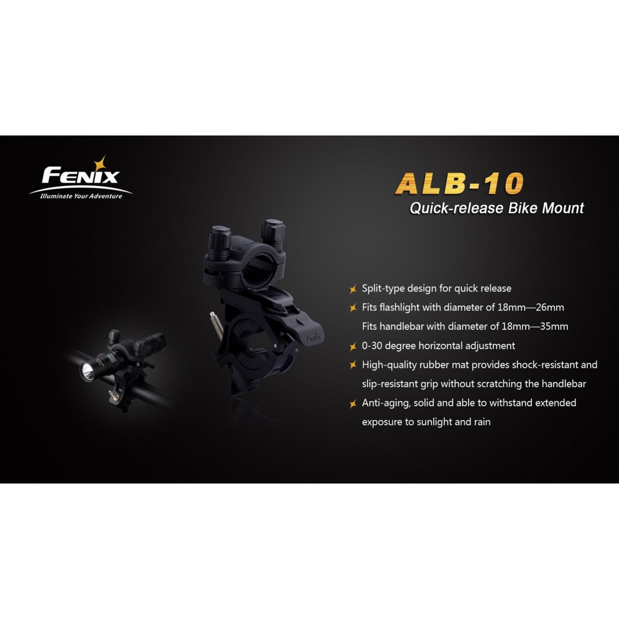 Fenix ALB-10 Quick-Release Bike Mount