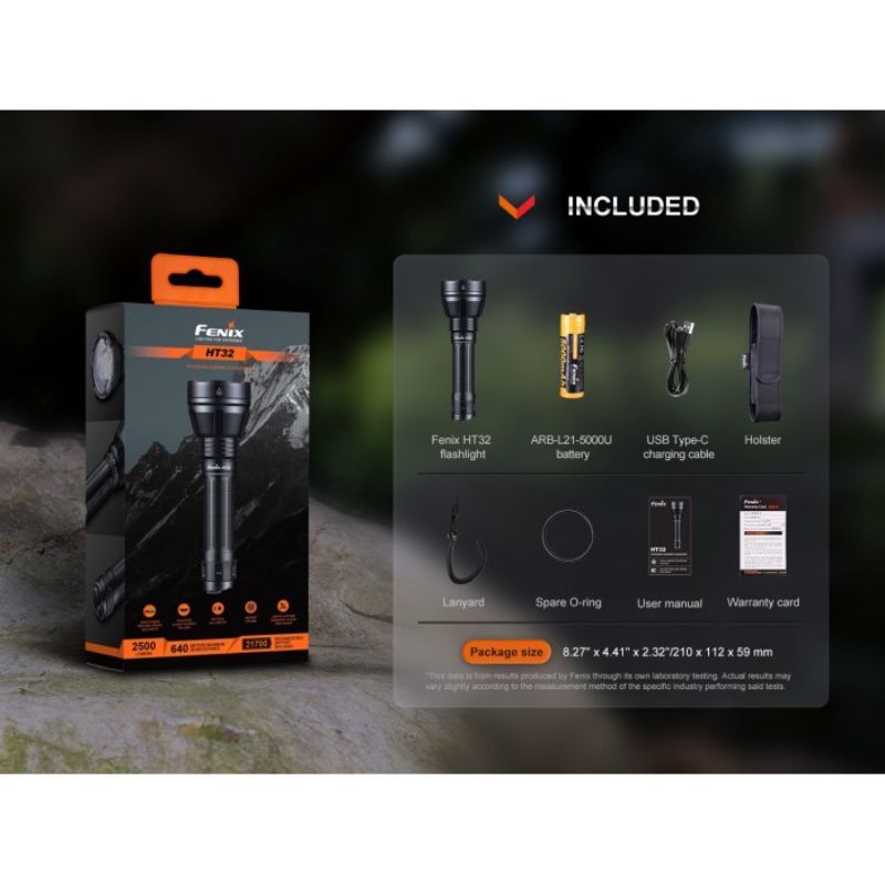 Fenix HT32 SFT70 CW, SFT20 Red, SFT20 Cg Green LED Hunting Flashlight