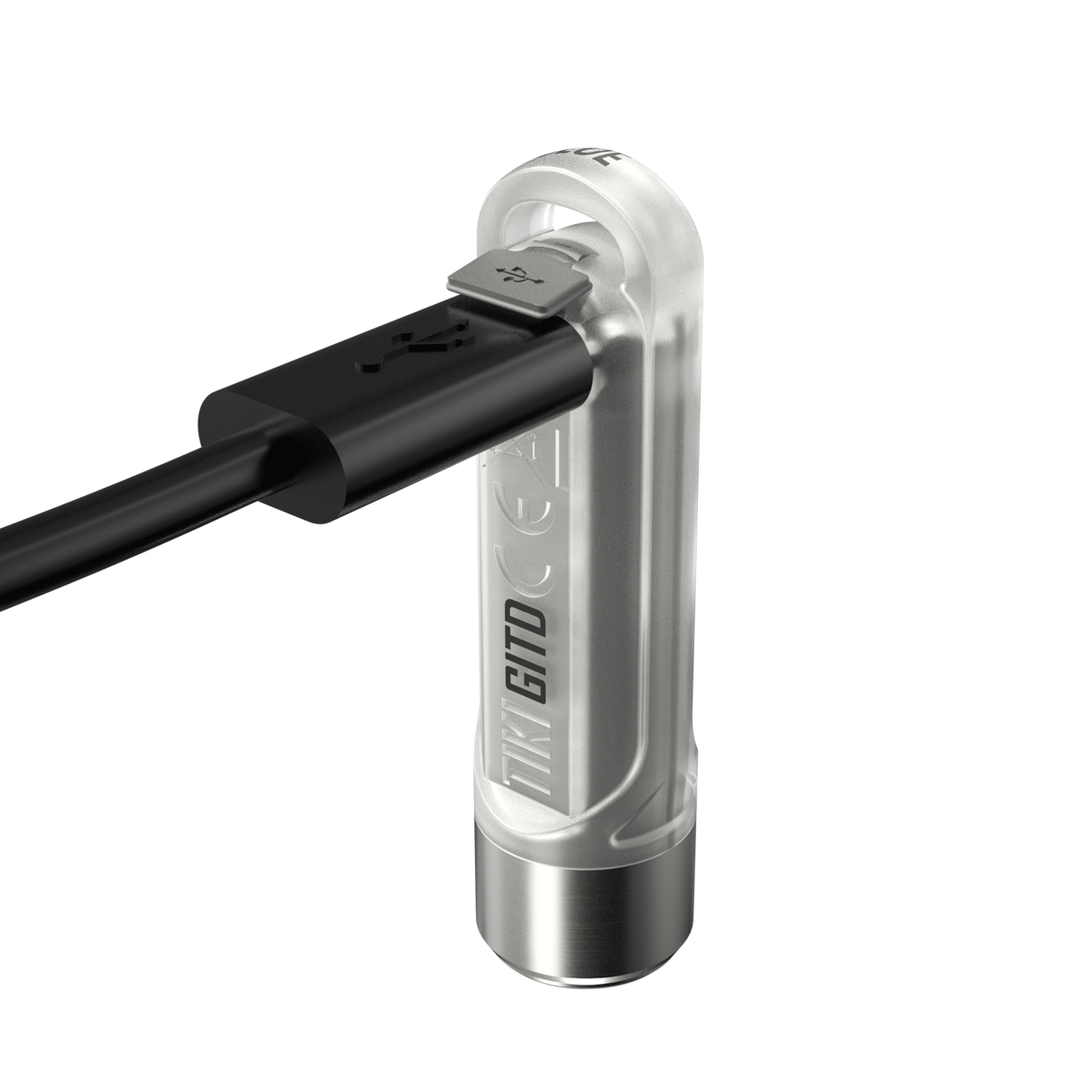 Nitecore Tiki GITD 300 Lumen Keychain Flashlight (Blue)