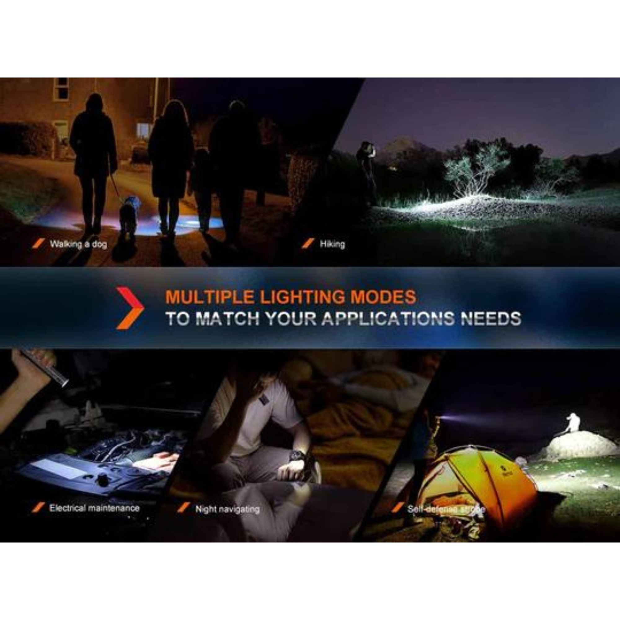 Fenix E-CP 1600 Lumen Rechargable Flashlight With Power Bank