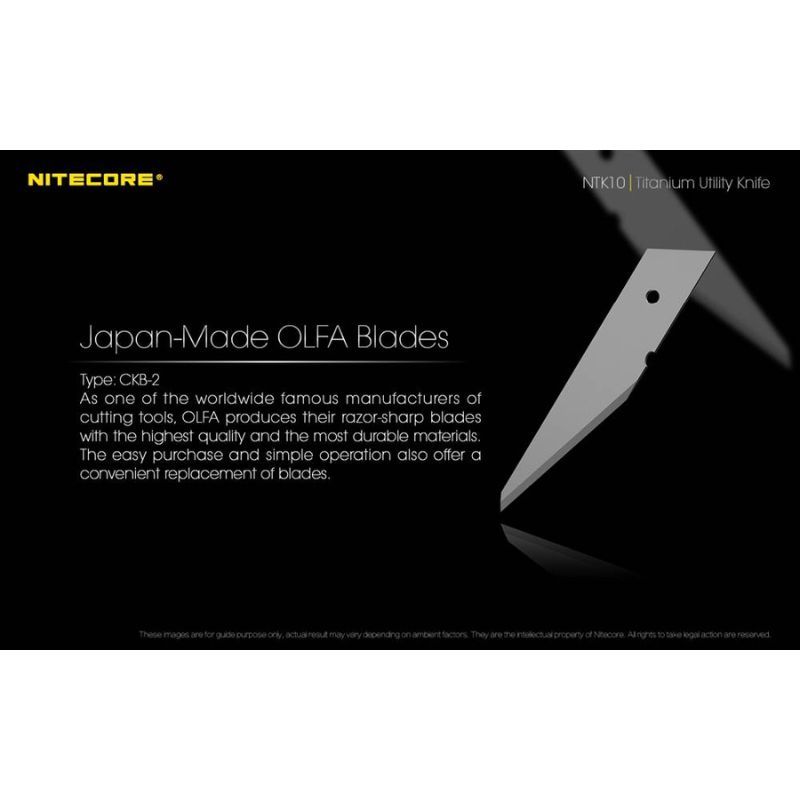 Nitecore NTK10 Titanium Utility Knife