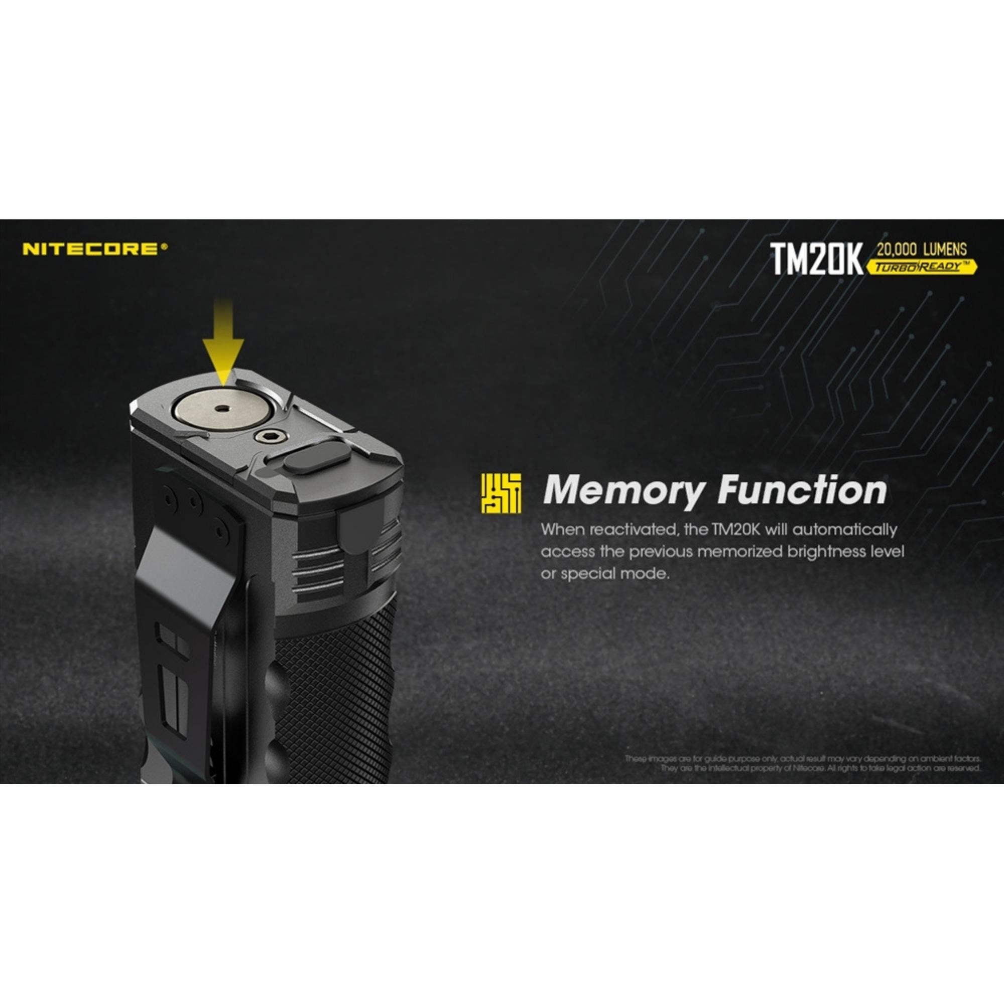NITECORE TM20K 20,000 Lumen Flashlight