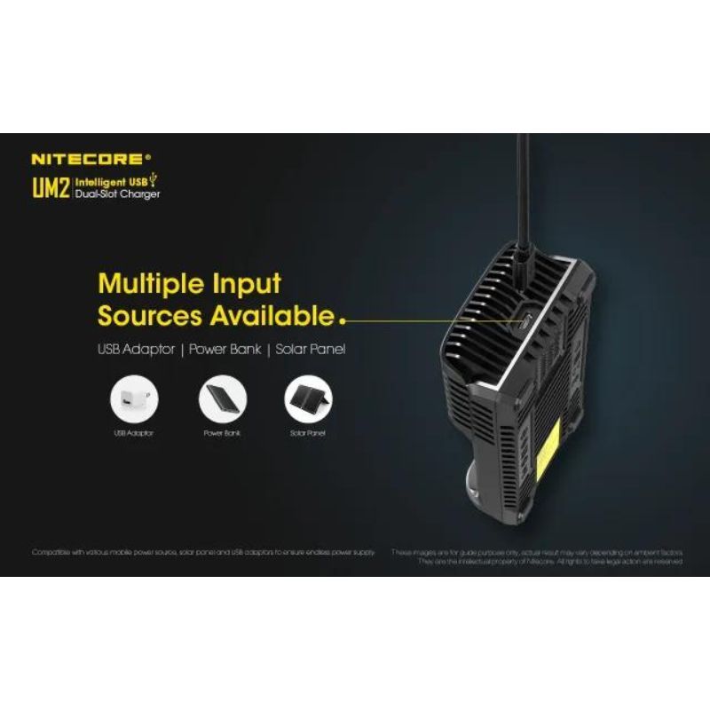 Nitecore UM2 Battery Charger