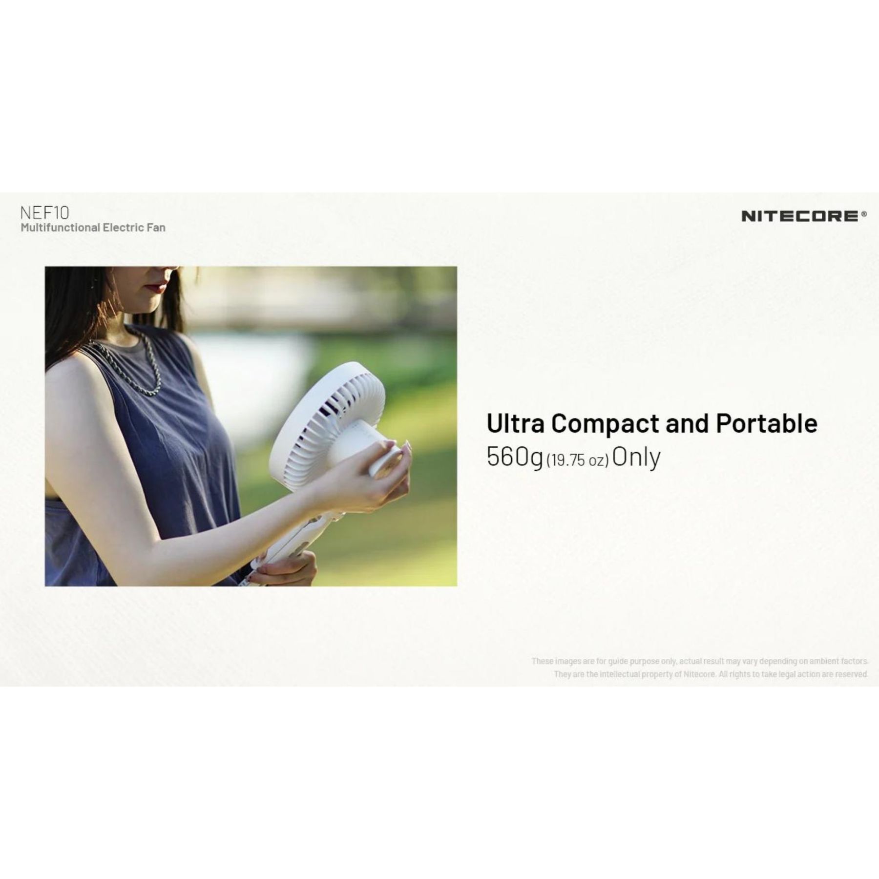 Nitecore NEF10 Multi-Functional Electric Fan