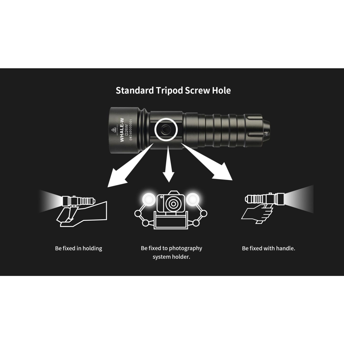 XTAR D26W 1000 Lumen Flashlight