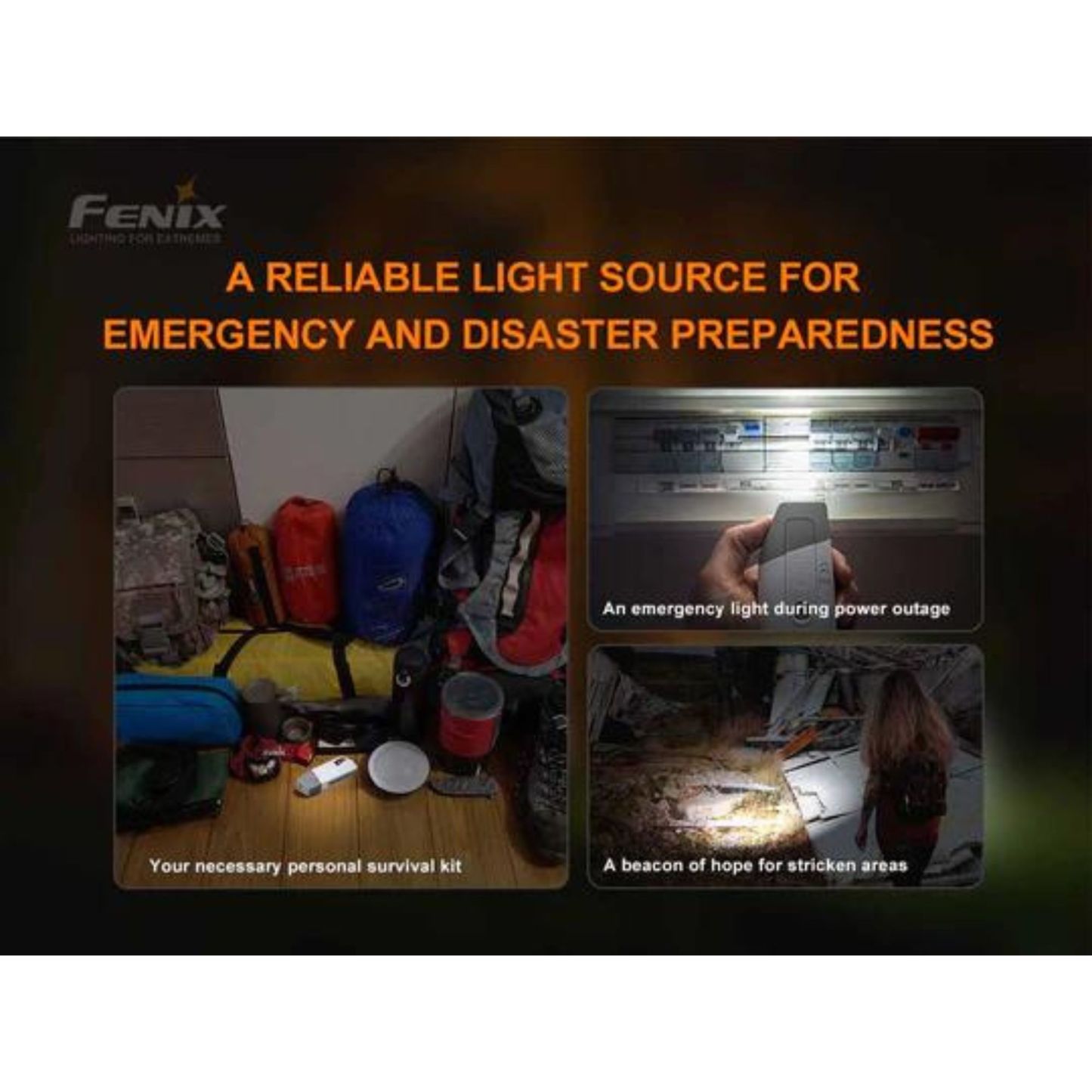 Fenix E-Star 100 Lumen Emergency Flashlight