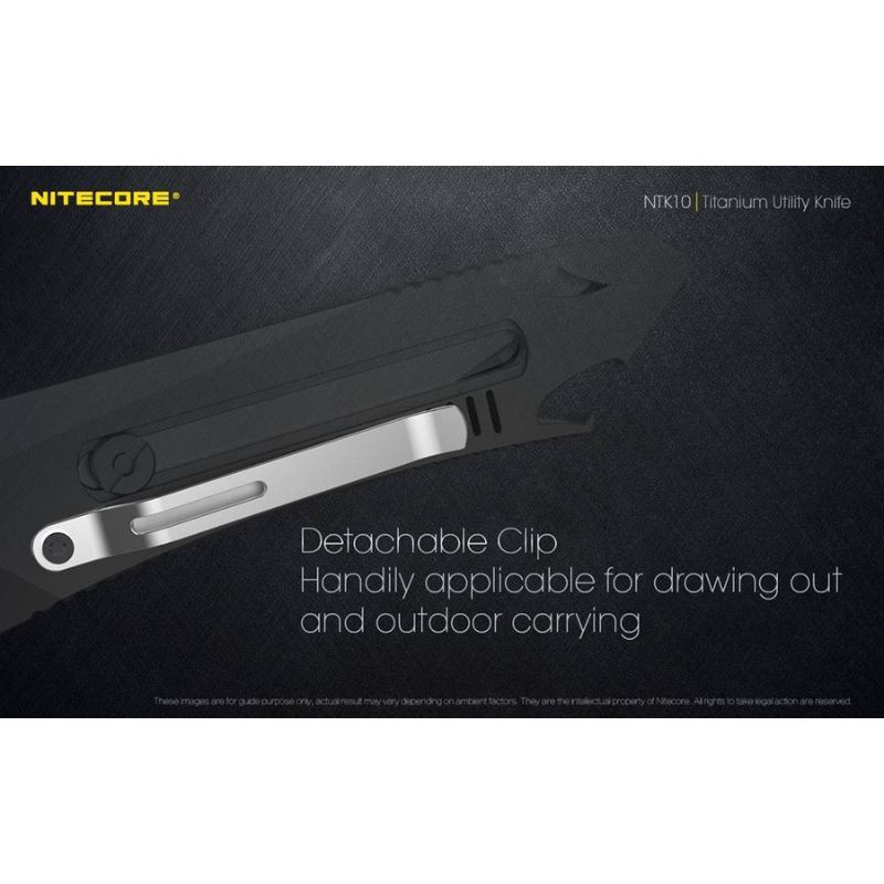 Nitecore NTK10 Titanium Utility Knife