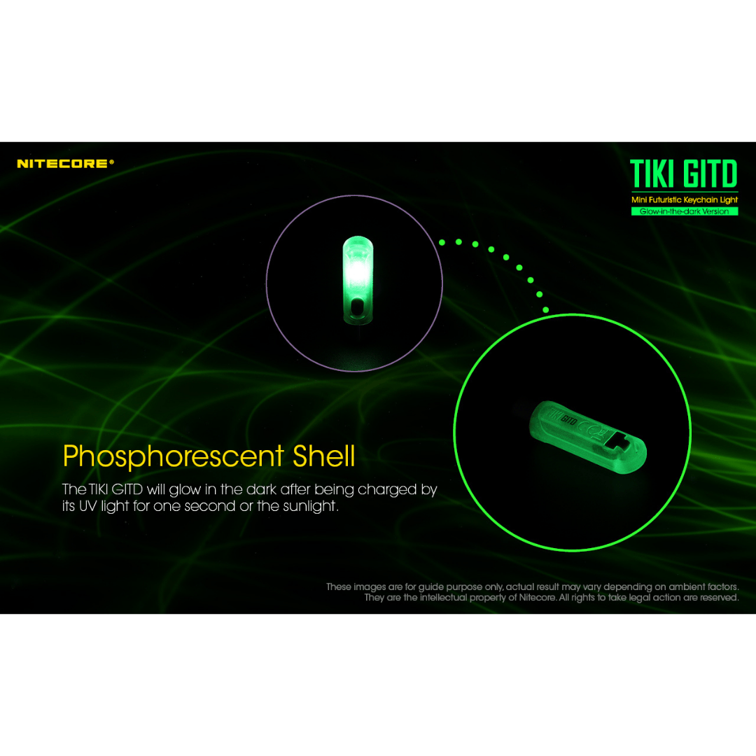 Nitecore TIKI 300 Lumen GITD Flashlight