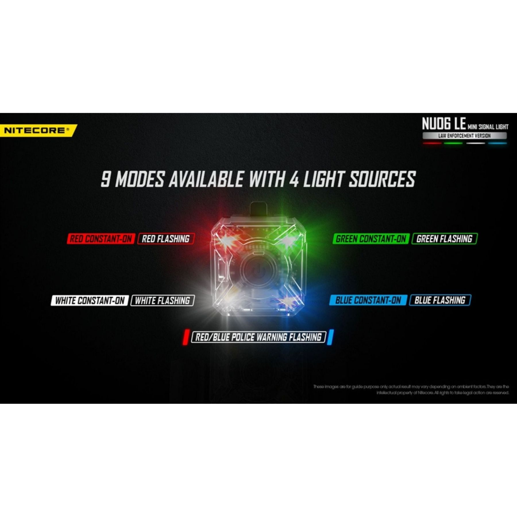 Nitecore NU06 LE Mini Signal Light USB Rechargeable Light