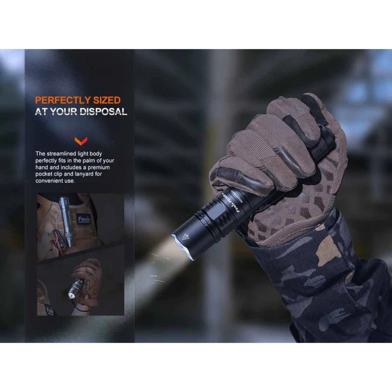 Fenix PD36R Pro Red Camo Luminus SFT-70 2800 Lumen Flashlight