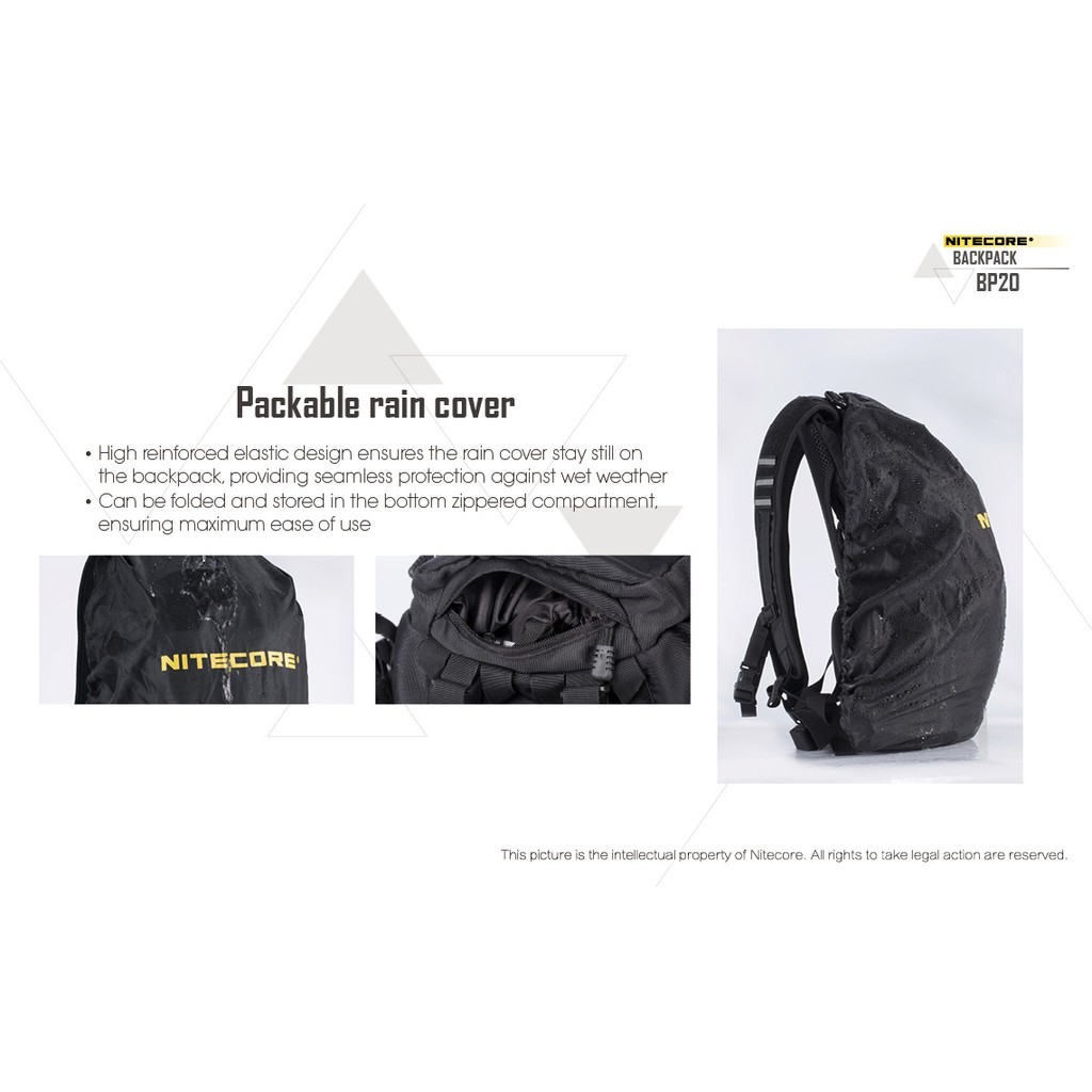 Nitecore BP20 Tactical Multipurpose Backpack