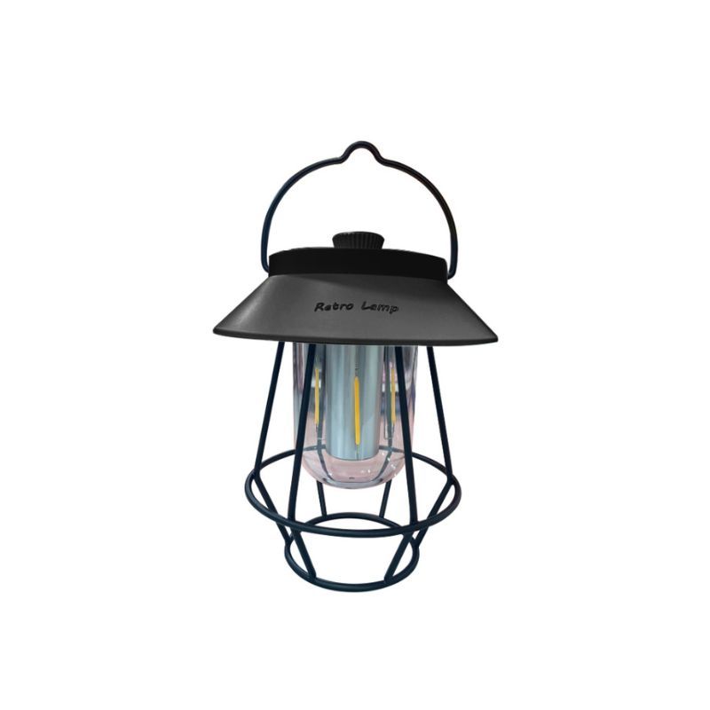 Deer Creek Lantern USB Rechargable Black/White