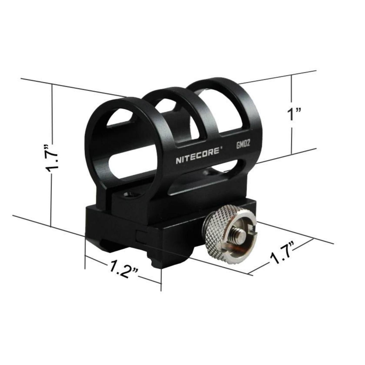 Nitecore GM02 1-Inch Mount for Tactical Flashlights