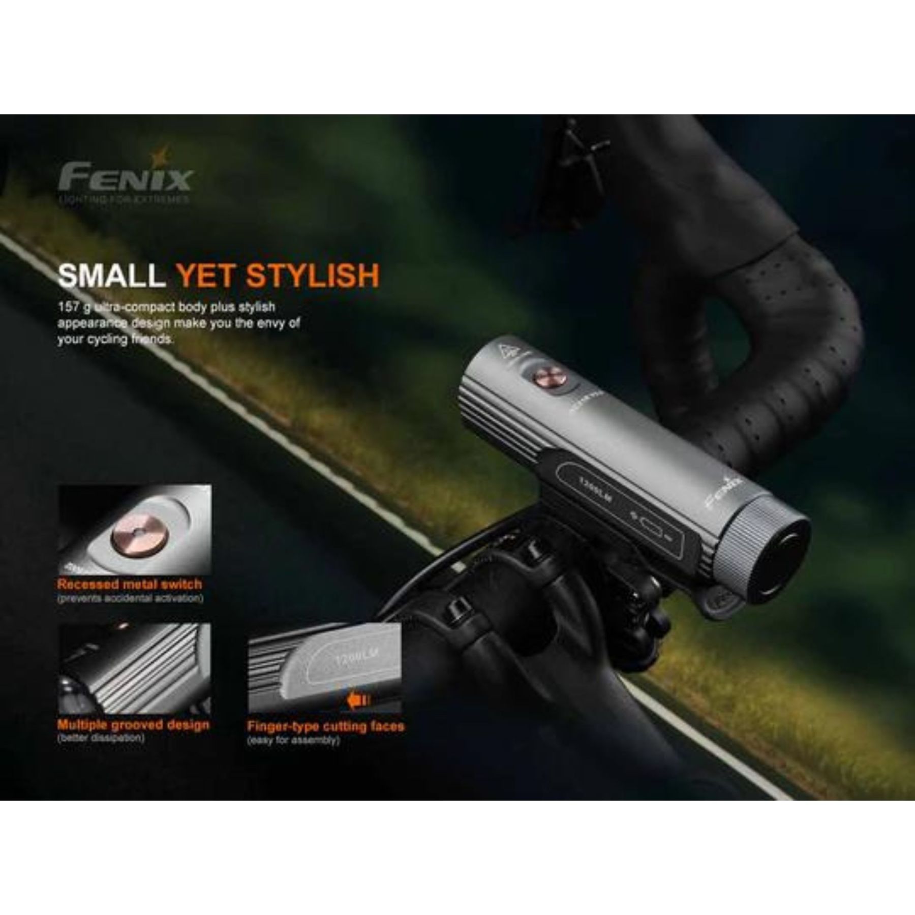 Fenix BC21R 1200 Lumen V3.0 1200L Bike Light