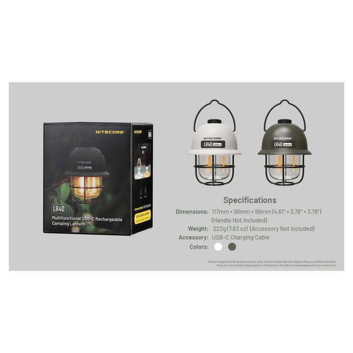 Nitecore LR40 Lantern 100 Lumen