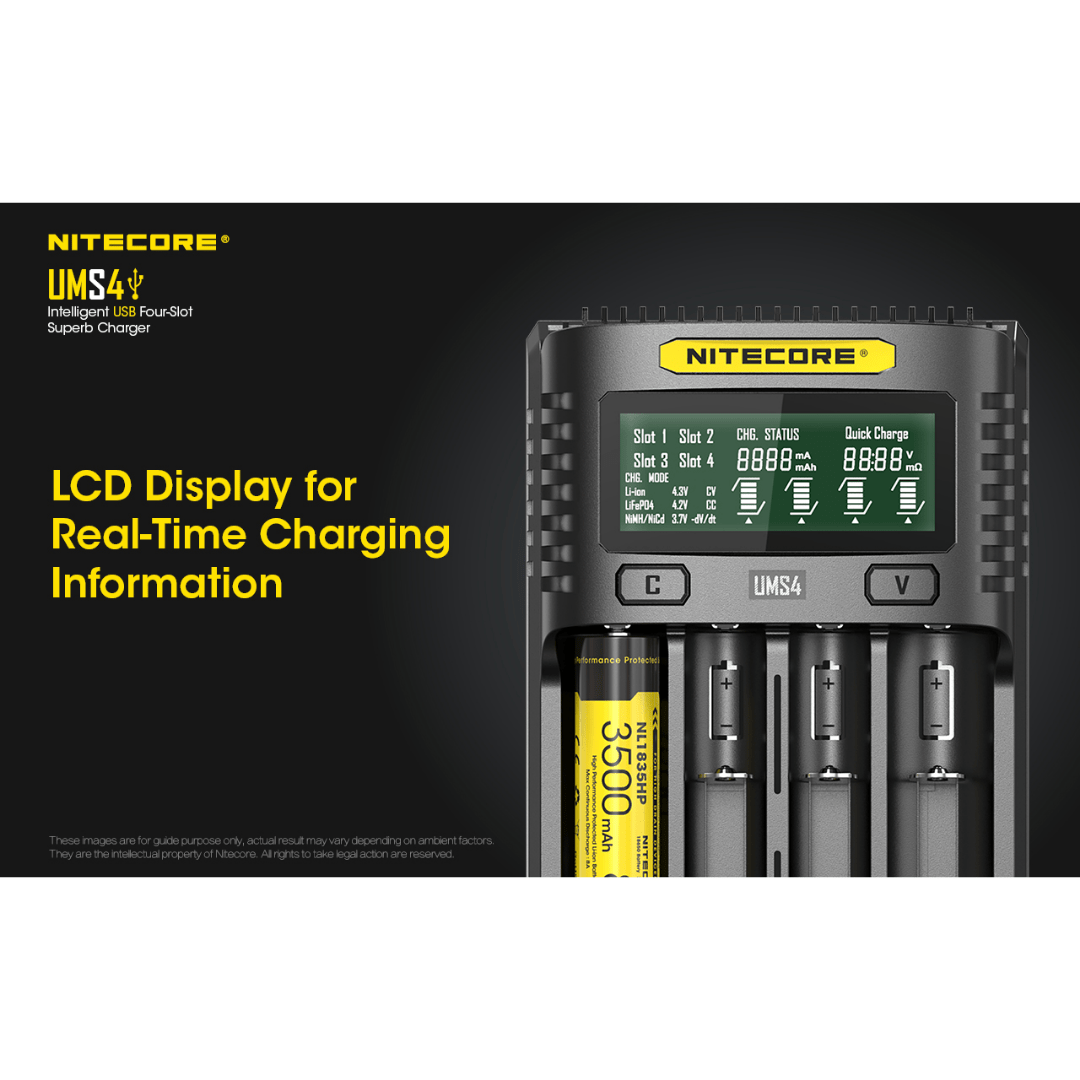 Nitecore UMS4 Battery Charger