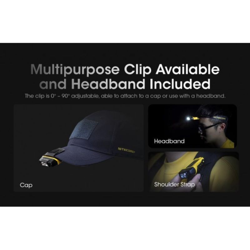 Nitecore NU11 150 Lumen Motion Sensor Rechargable Headlamp