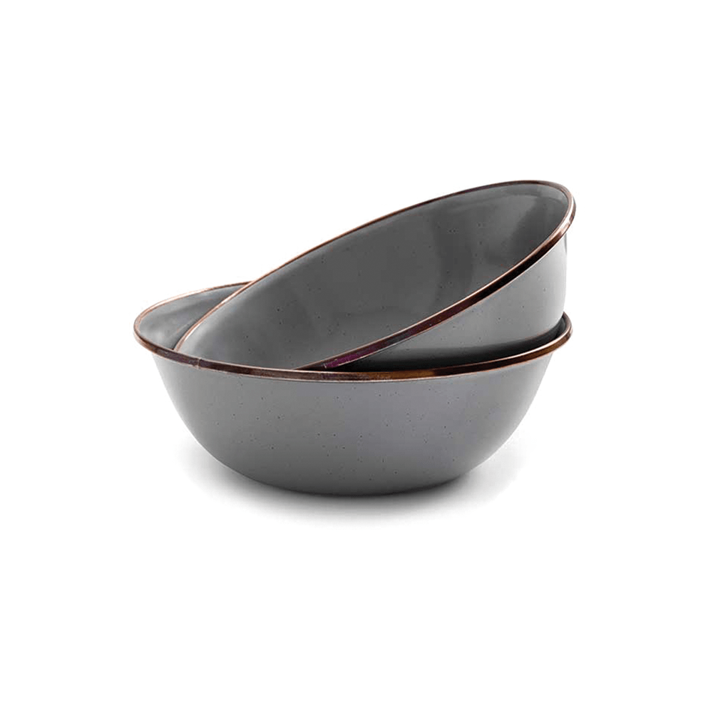 Barebones Enamel Bowl - Set of 2