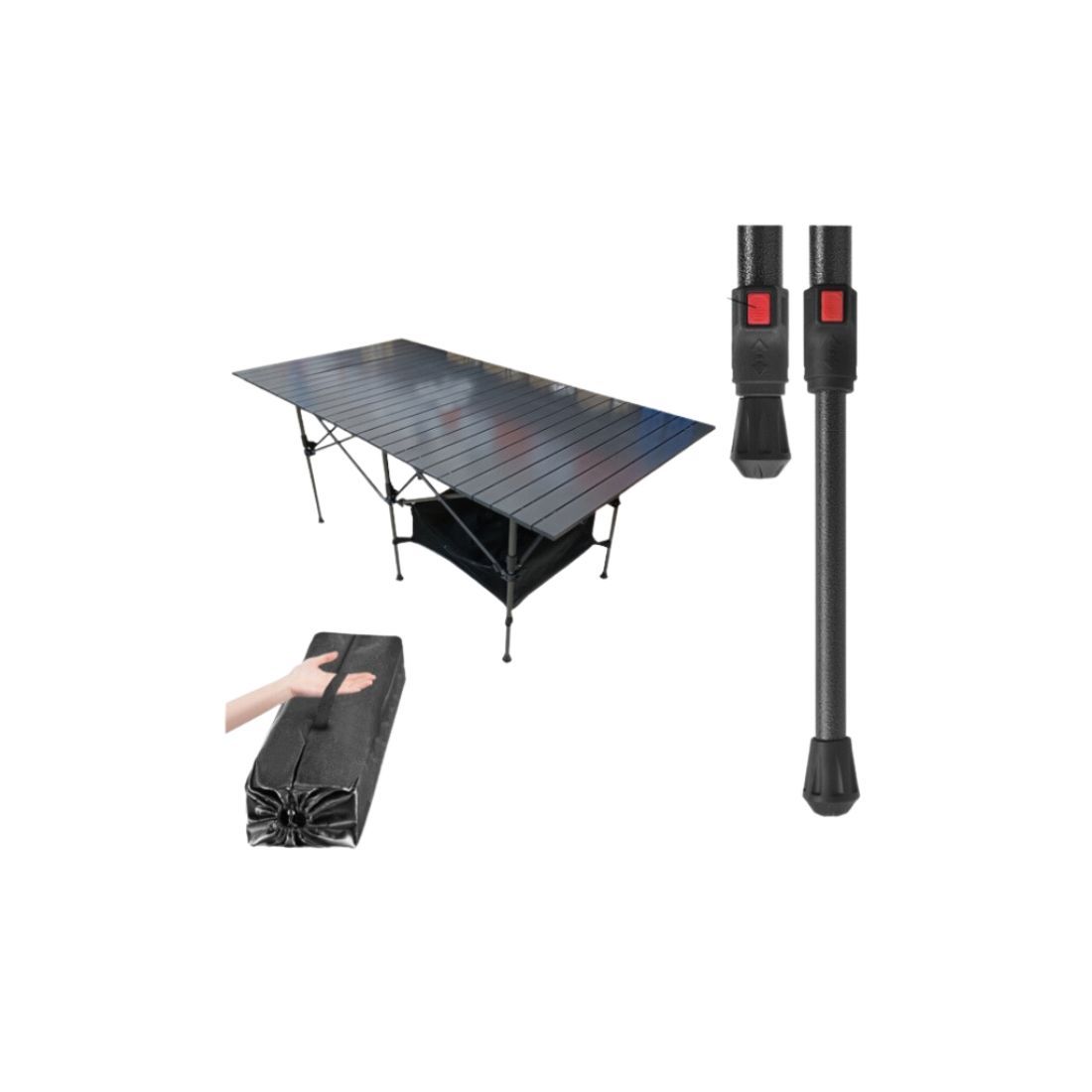 Deer Creek Folding Table Adjustable Height Aluminium