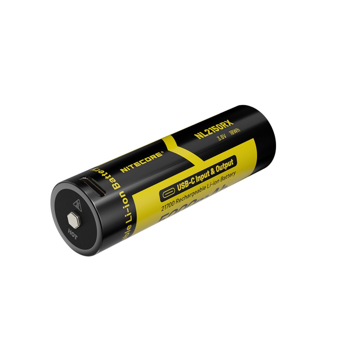 Nitecore NL2150RX 21700 500mAh 8A USB-C Rechargable Battery