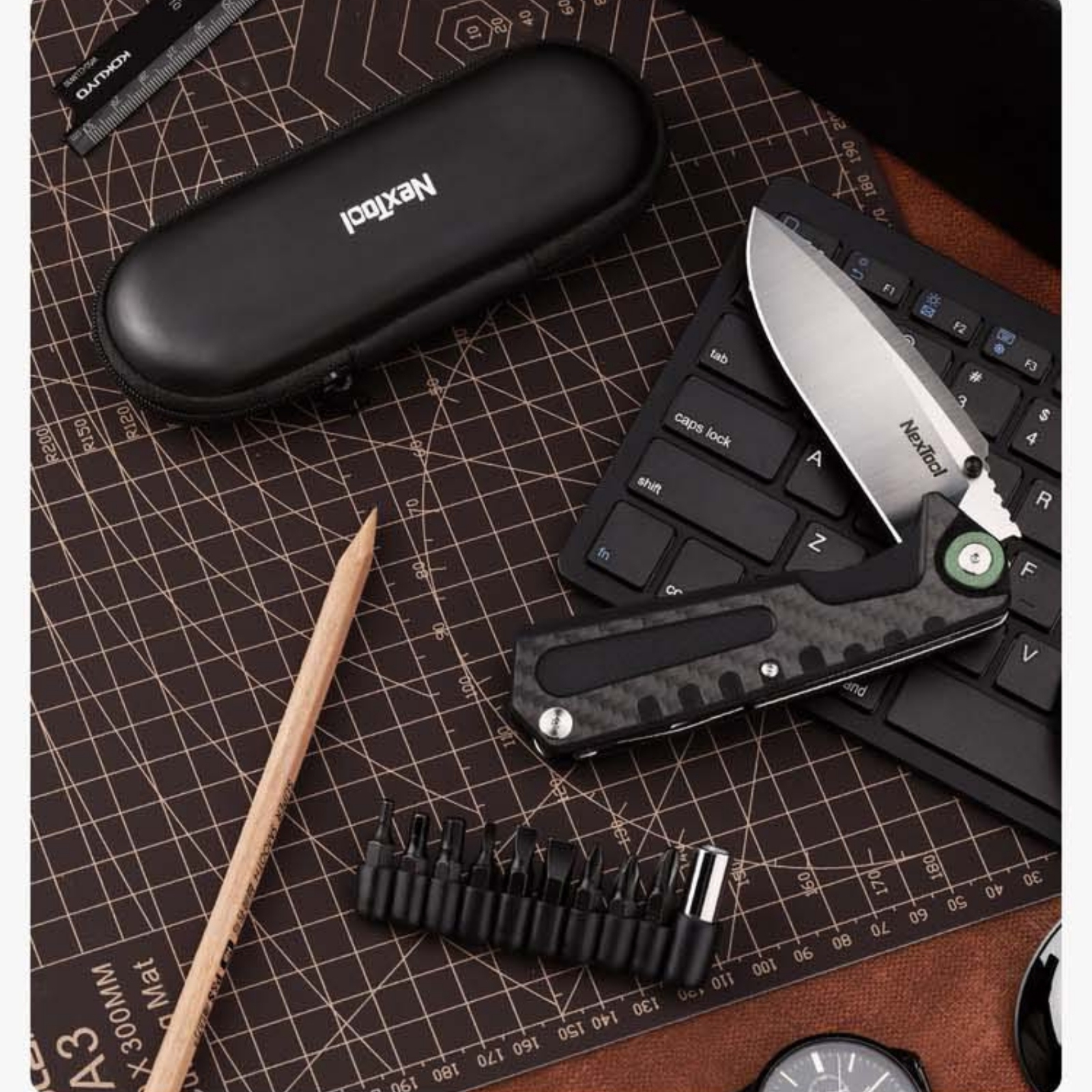 NexTool Multi Functional EDC 4 In 1 Multitool Knife NE20021