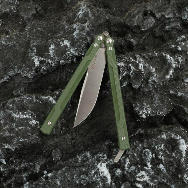 Ganzo G766 440C Butterfly Folding Knife
