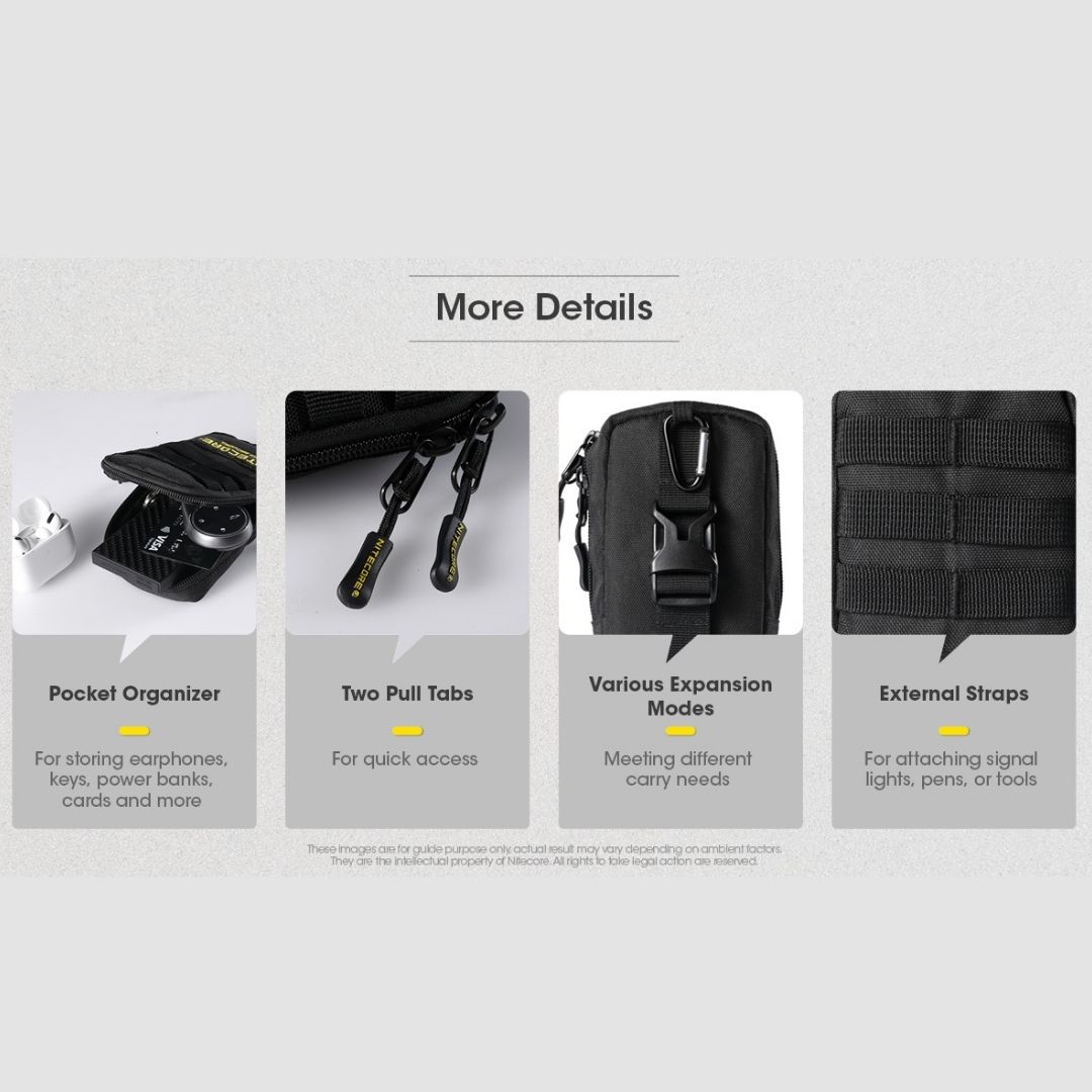 Nitecore NPP30 Pocket Pouch (Black)