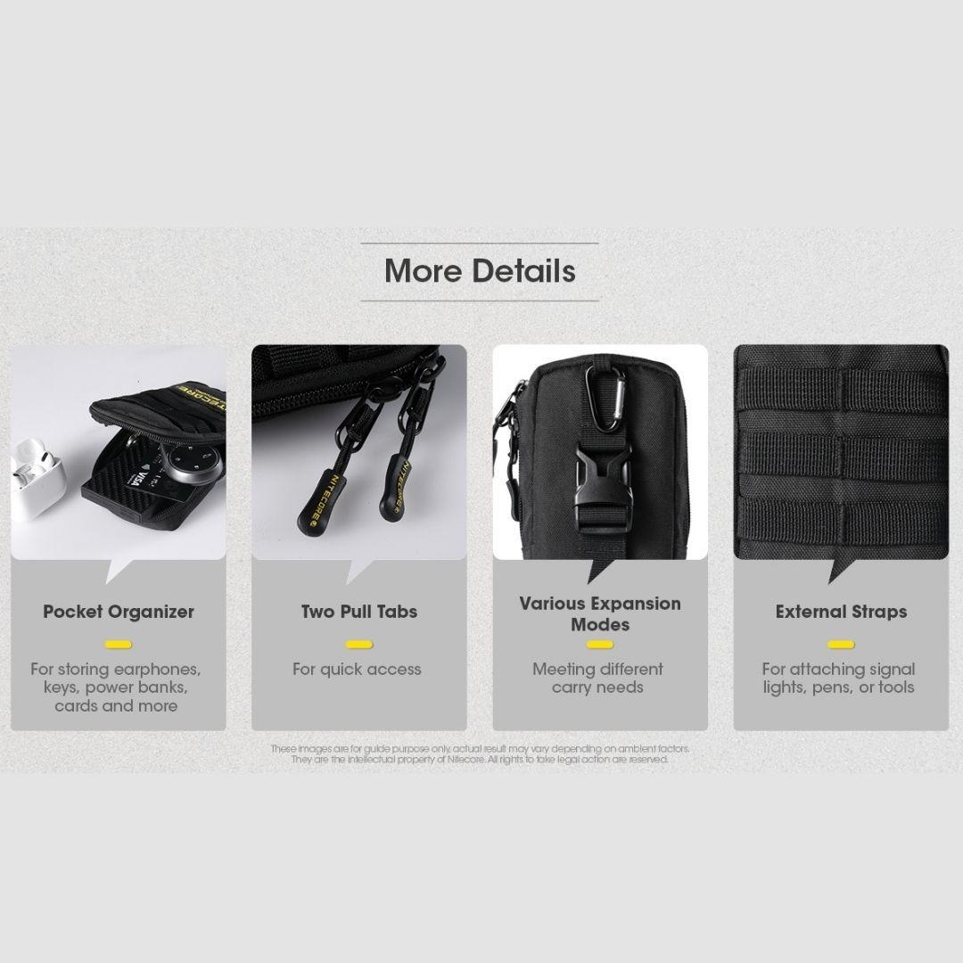 Nitecore NPP30 Pocket Pouch (Black)