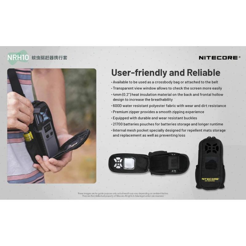 Nitecore NRH10 Repeller Holster (for Nitecore EMR10)