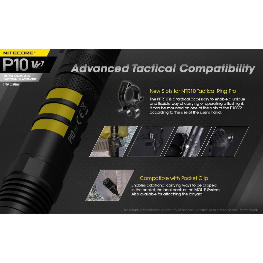 Nitecore P10 V2 Flashlight