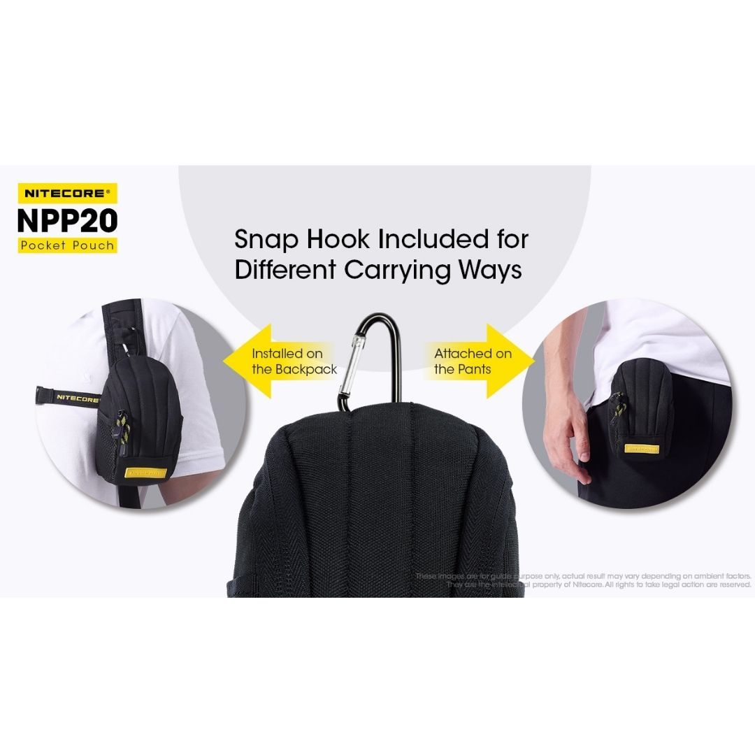 Nitecore NPP20 Pocket Pouch (Black)