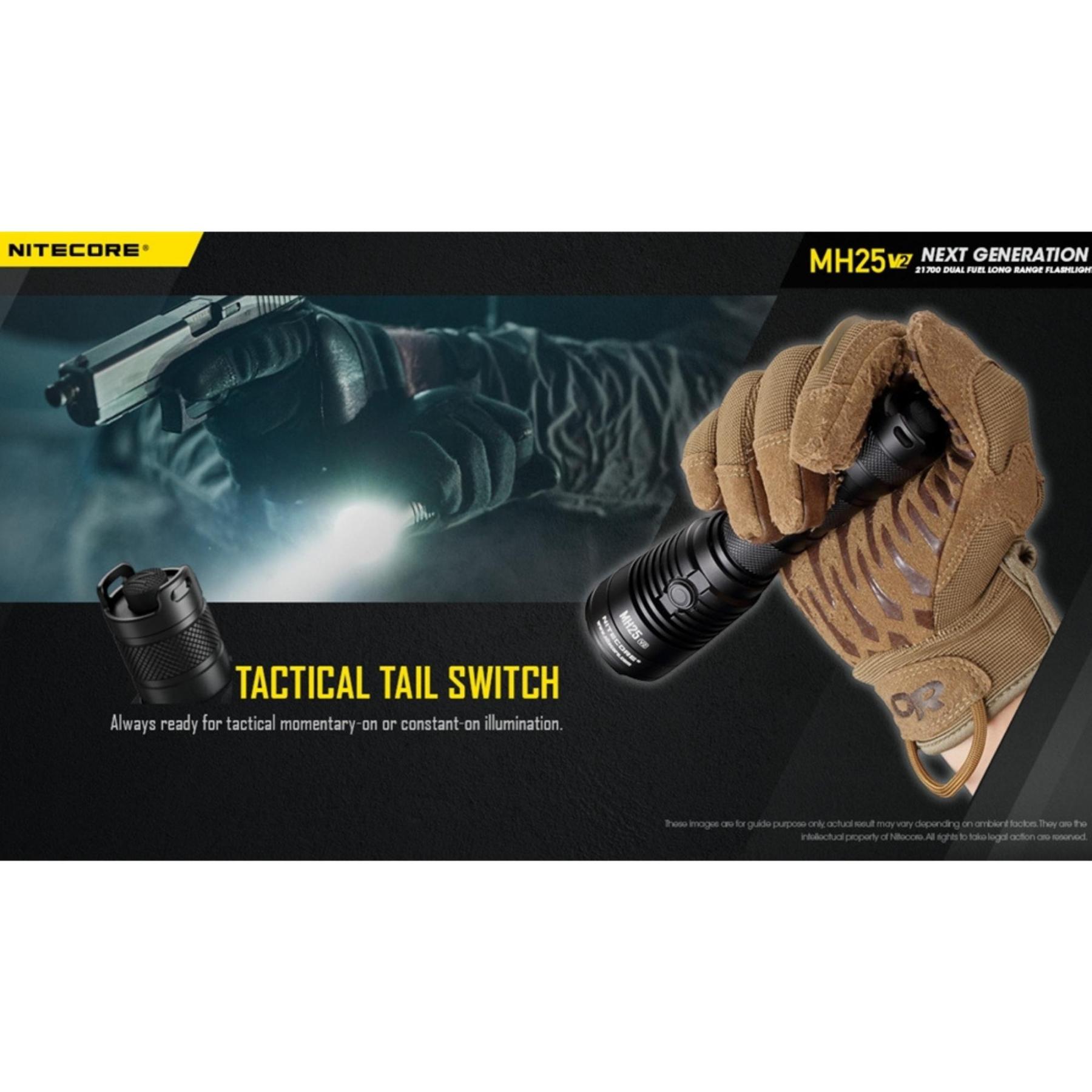 Nitecore MH25 V2 1300 Lumen Flashlight