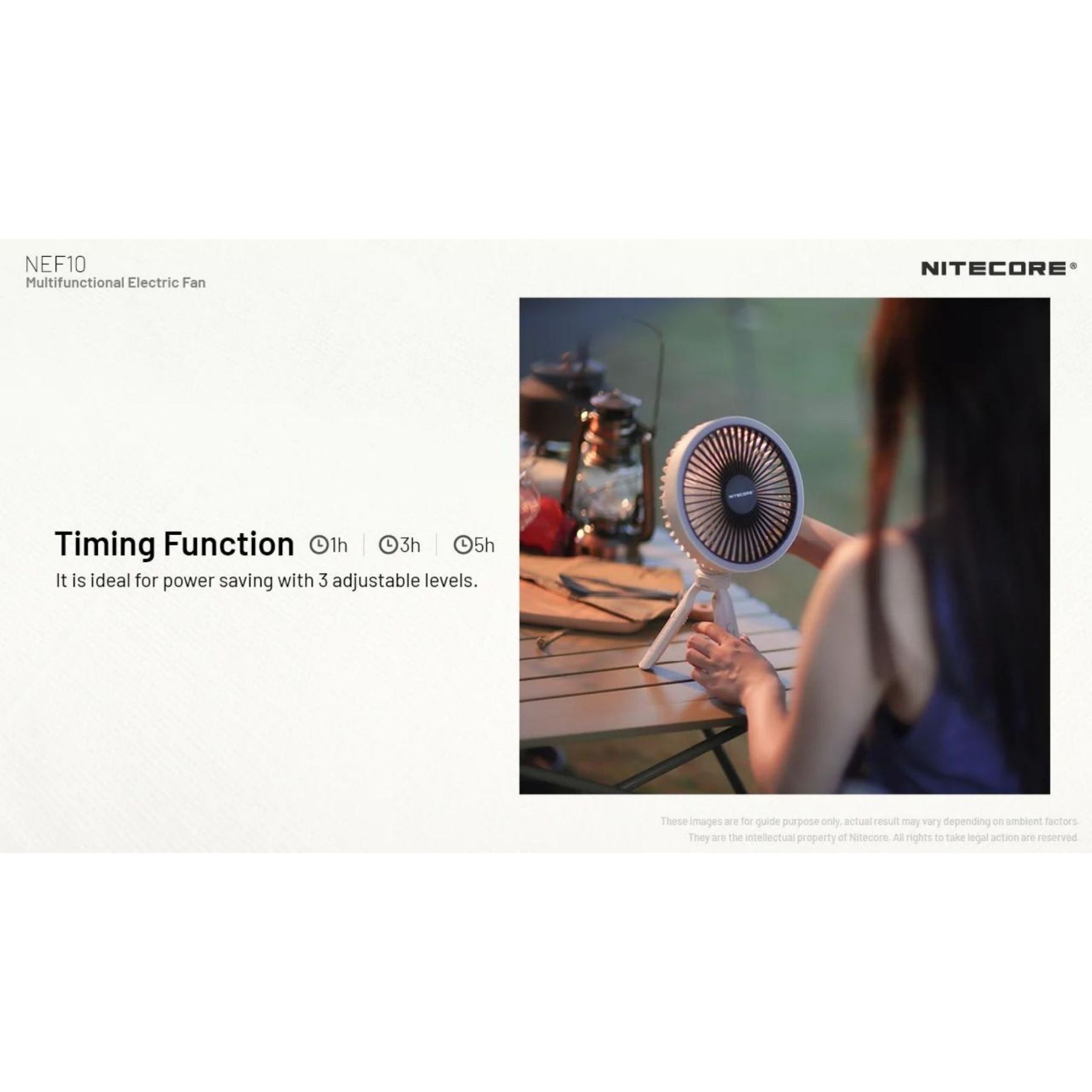 Nitecore NEF10 Multi-Functional Electric Fan