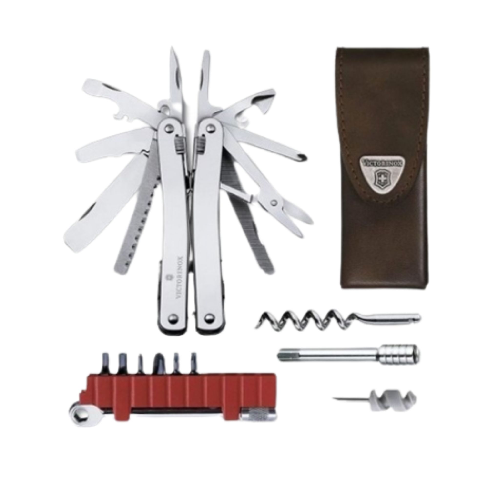 Victorinox Swisstool Spirit Plus w Leather Pouch 3.0239.L