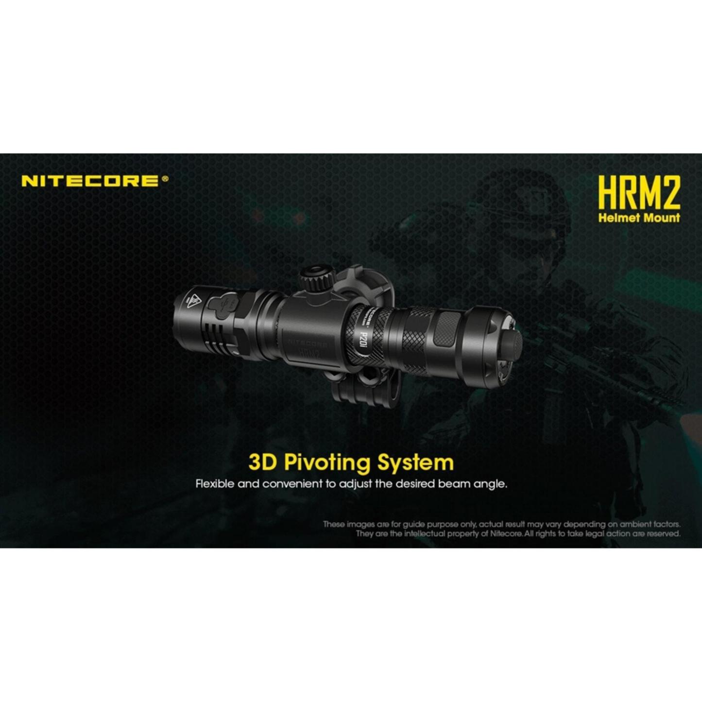 Nitecore HRM2 Helmet Clamp Mount